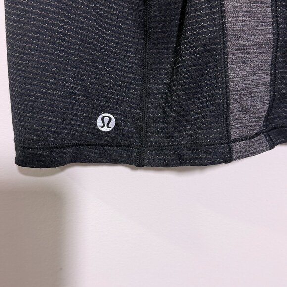 Lululemon Run Lightweight Mesh Singlet Tank Black Gray 6 NWOT - Picture 12 of 15